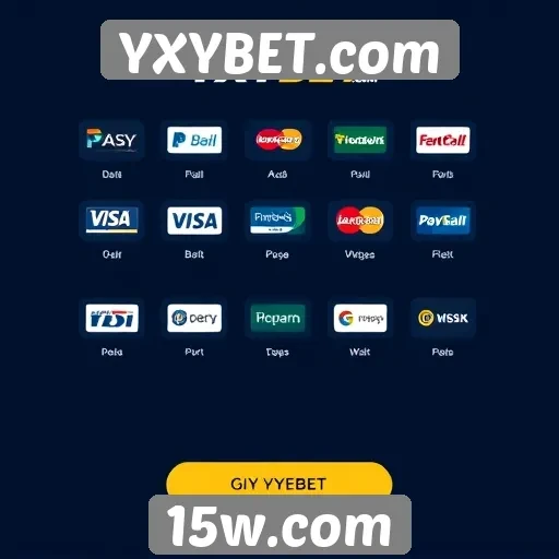 Opções de pagamento disponíveis no YXYBET.com